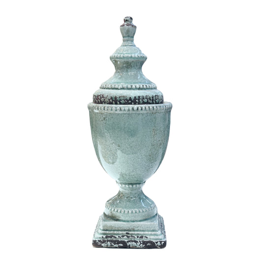 Vase en Porcelaine avec Couvercle 40cm
