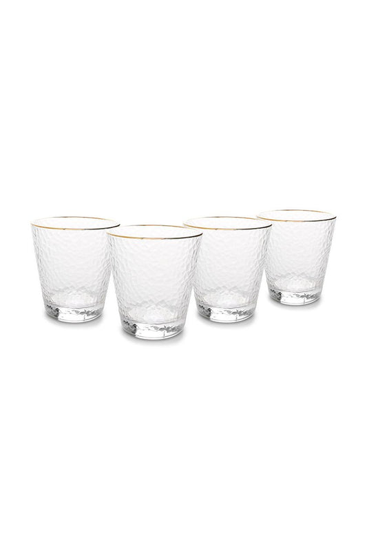 Service de 6 Verres à Eau en Dorée