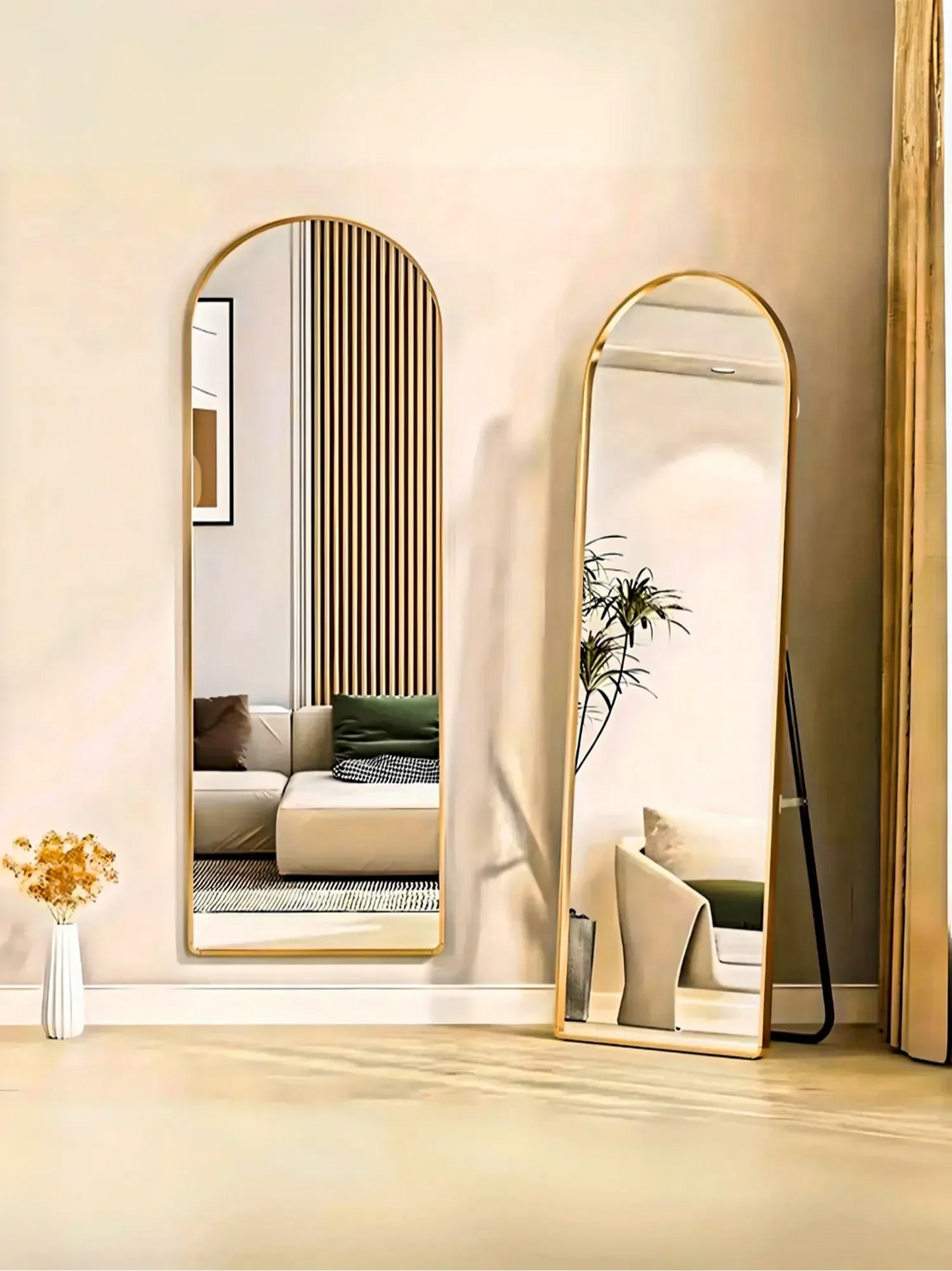 Miroir incassable Doré