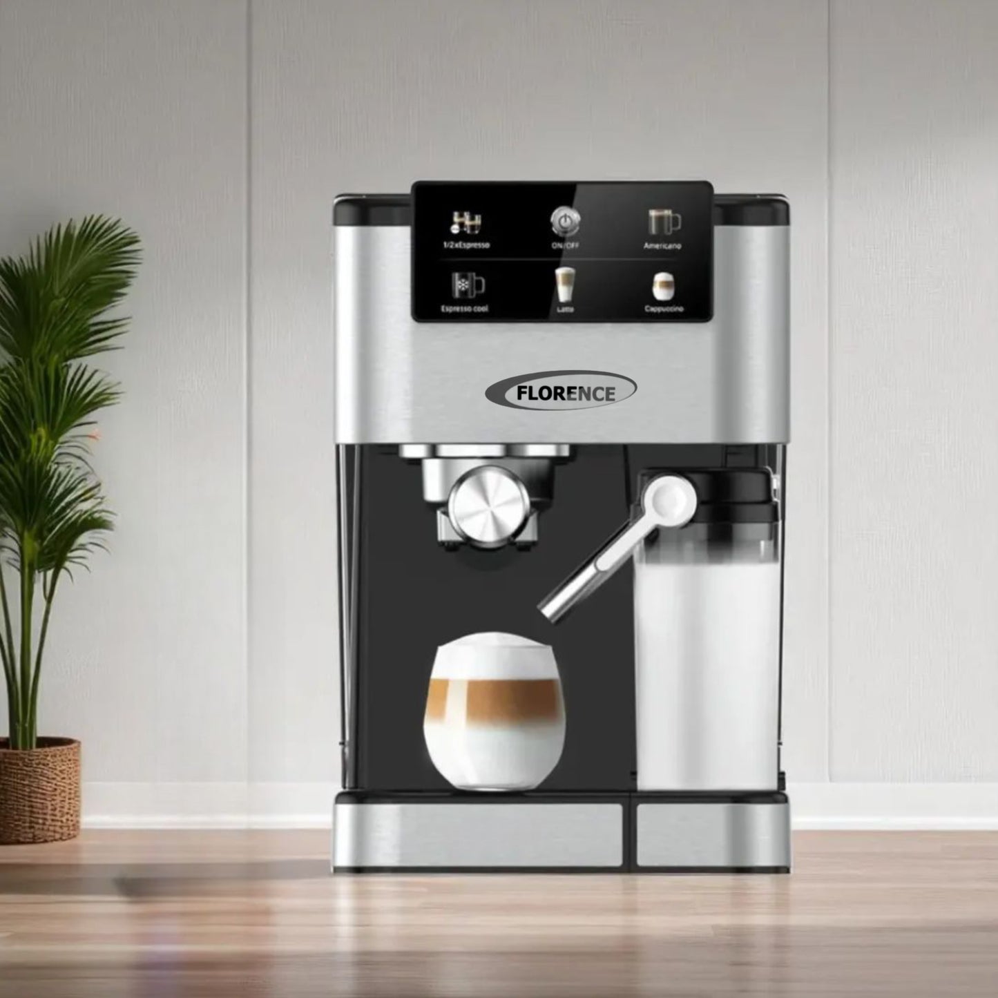 Machine à café 5en1 Florence Expresso et Nespresso Capsules 1350W