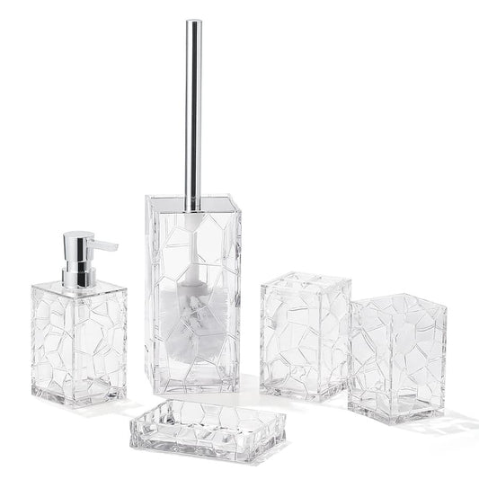 Set de Salle de Bain en Acrylique 6 Pièces