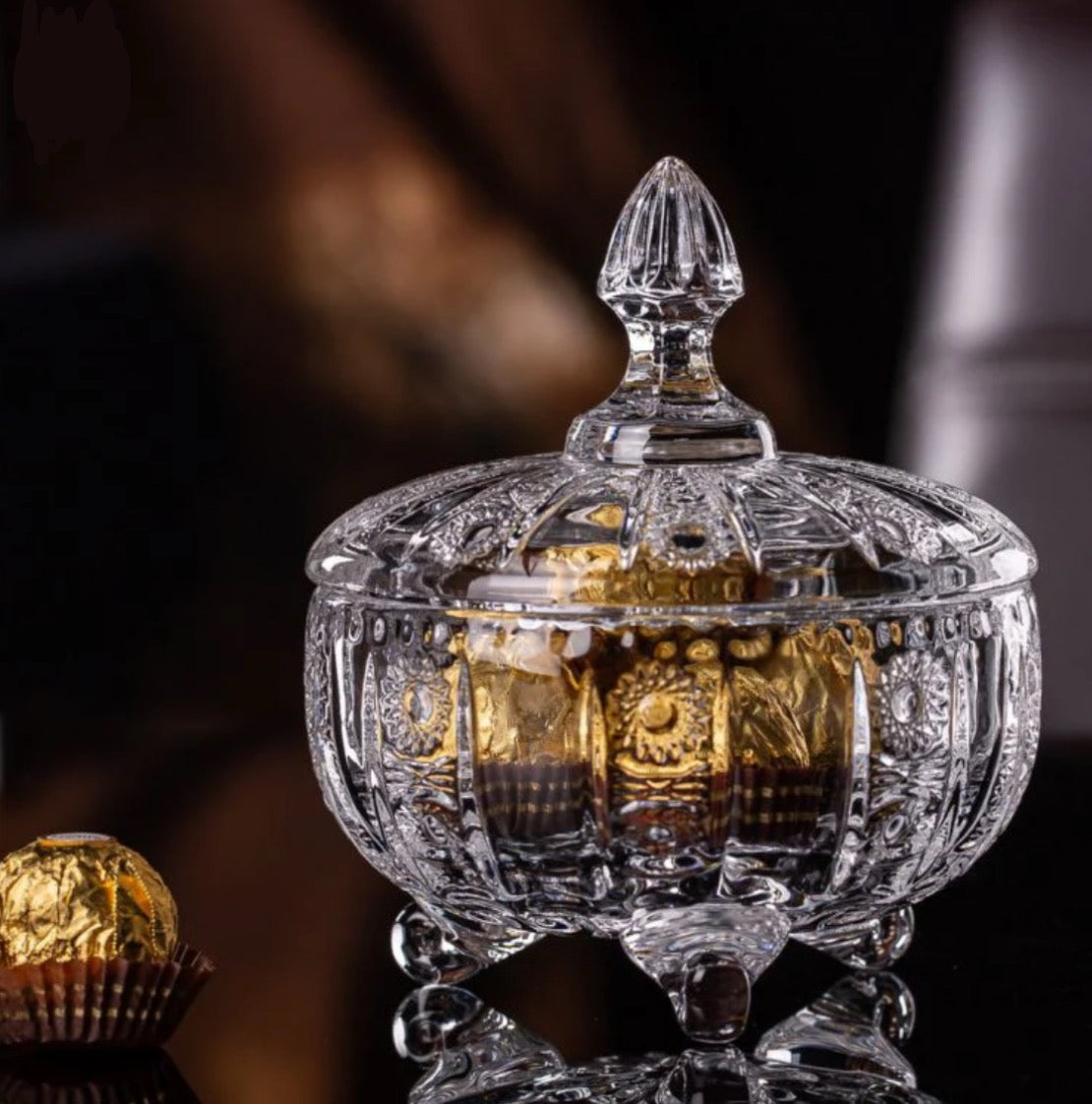 Bonbonnière en Verre 11.5cm