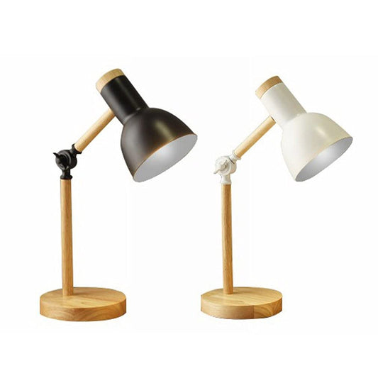 Lampe de Bureau en Bois Moderne