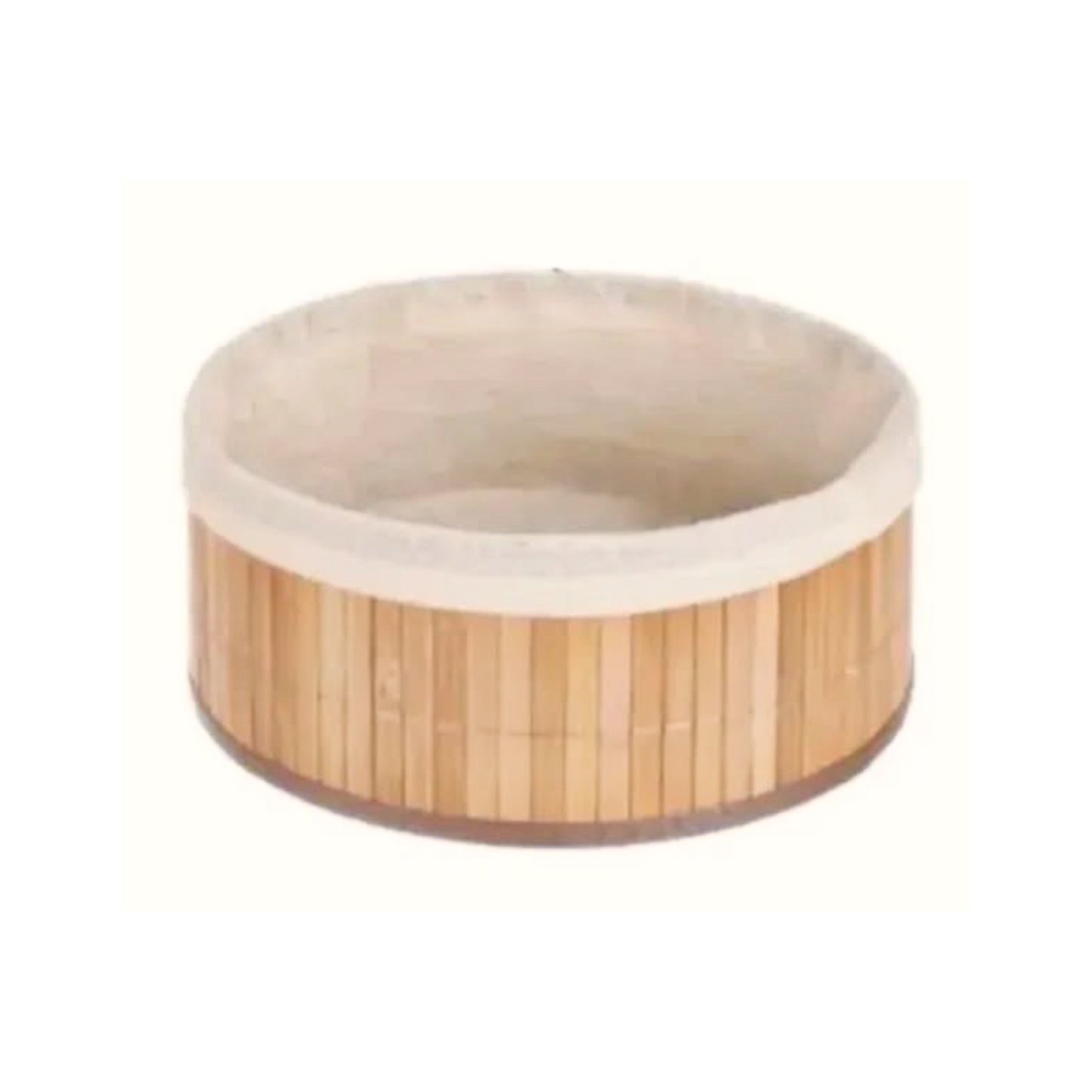Panier en Bamboo & Tissu
