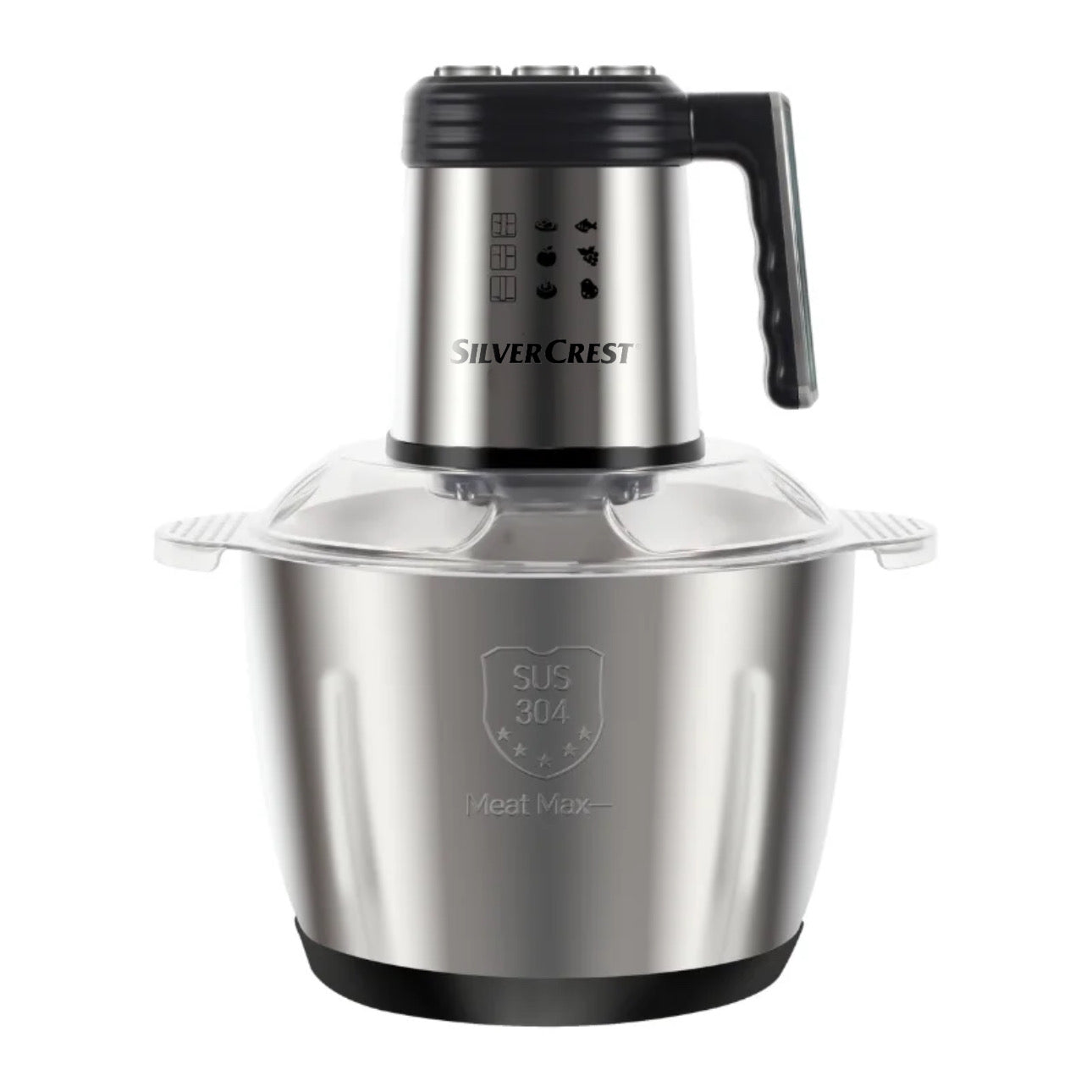 Hachoir en Acier Silver Crest 5 Litres 1200W