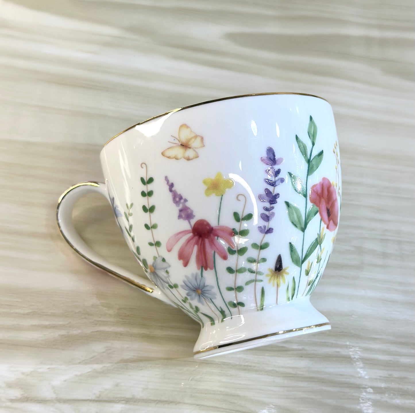 Service À Café Turc en Porcelaine 12 Pièces