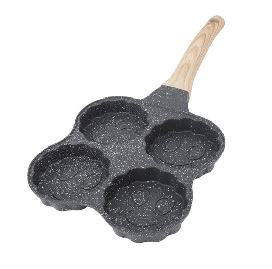 Poêle à Pancake 4 trous en Granite