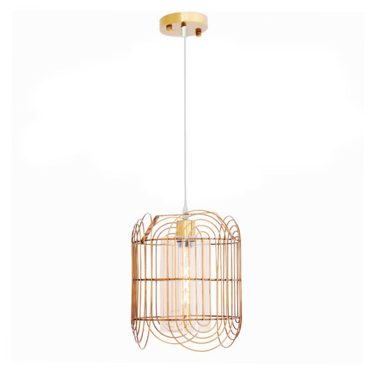 Lampe Suspendue Dorée