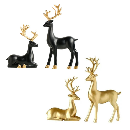 Set de 2 Rennes Décoratifs
