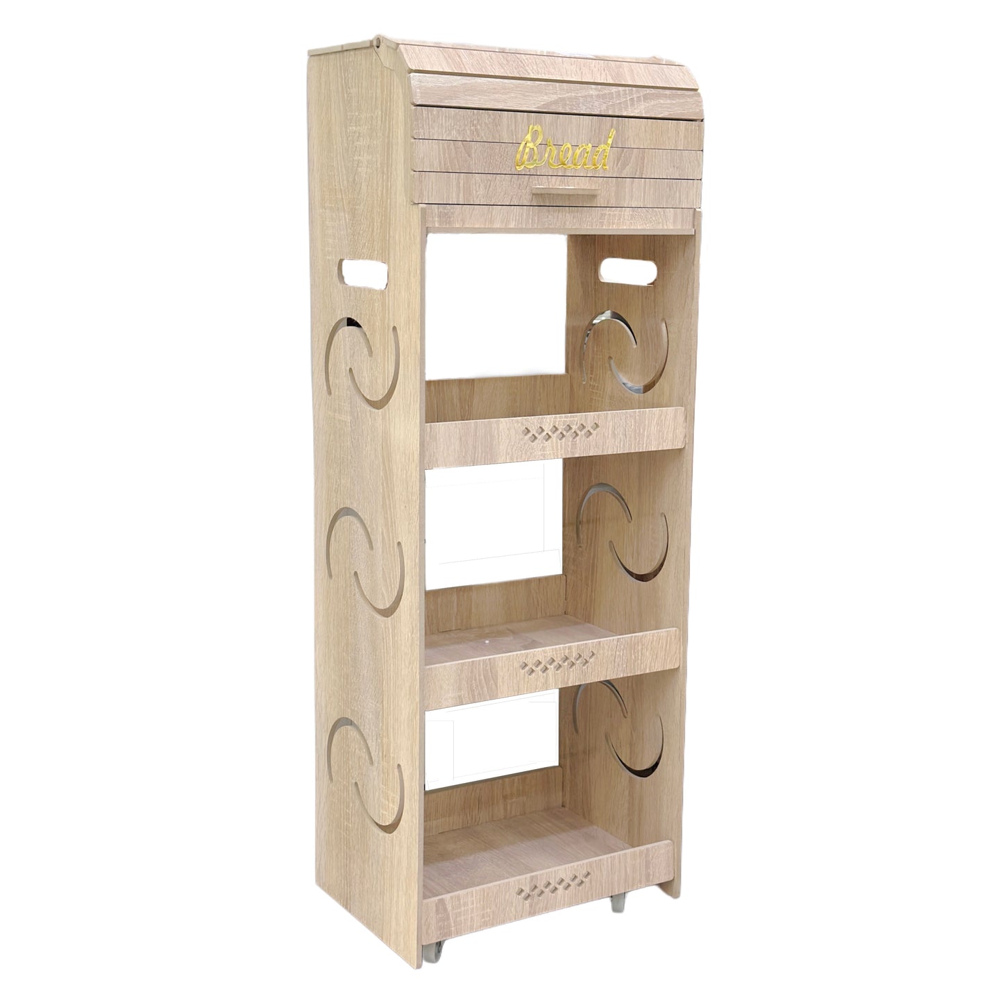 Rangement Étagère en Bois pour Légumes
