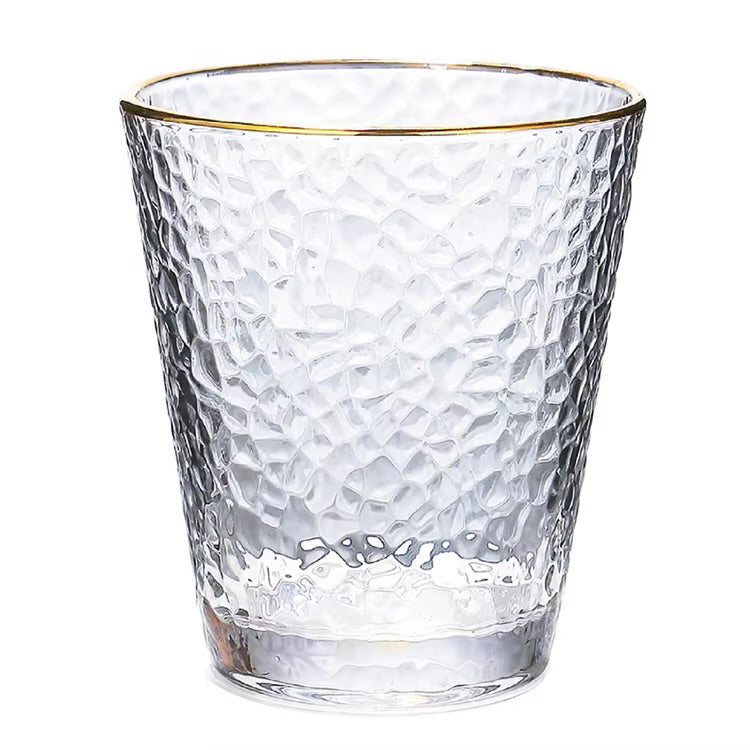 Service de 6 Verres à Eau en Dorée