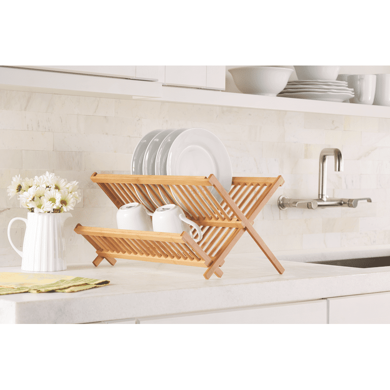 Egouttoir de Vaisselle en Bois