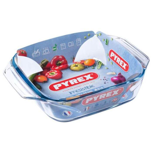 Plat De Cuisson En Verre Carré Irresistible 23/29cm