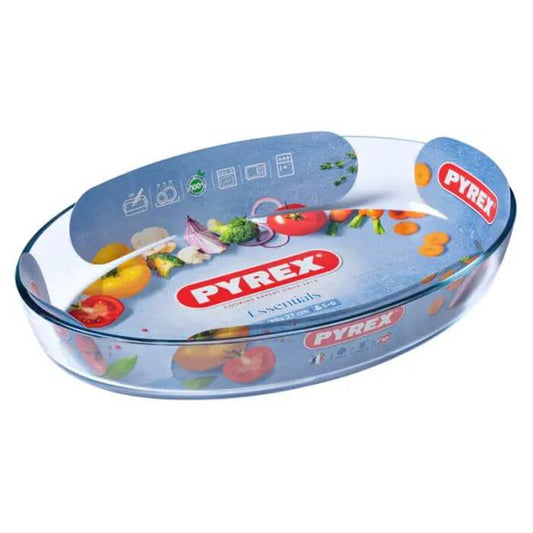 Plat De Cuisson Ovale En Verre 27/39cm