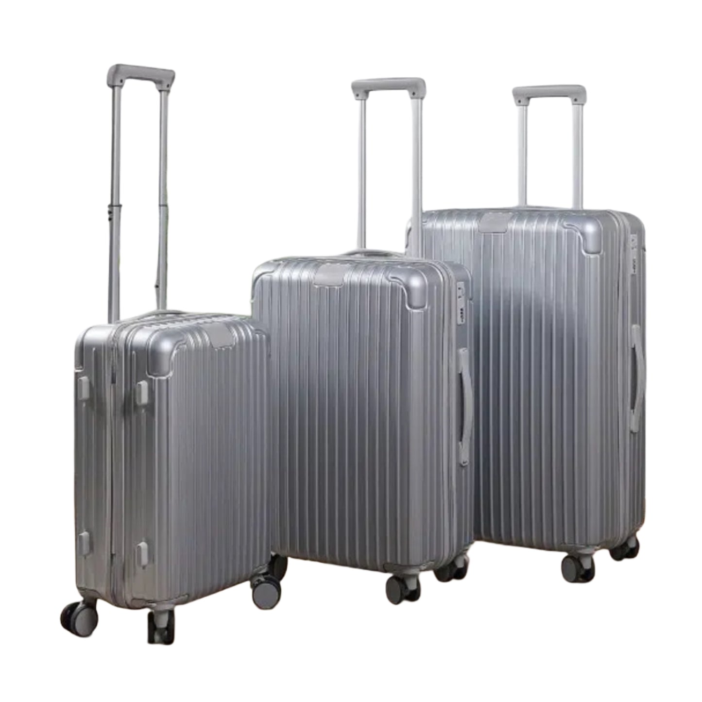 Série de 3 Valises incassables ABS - Gris