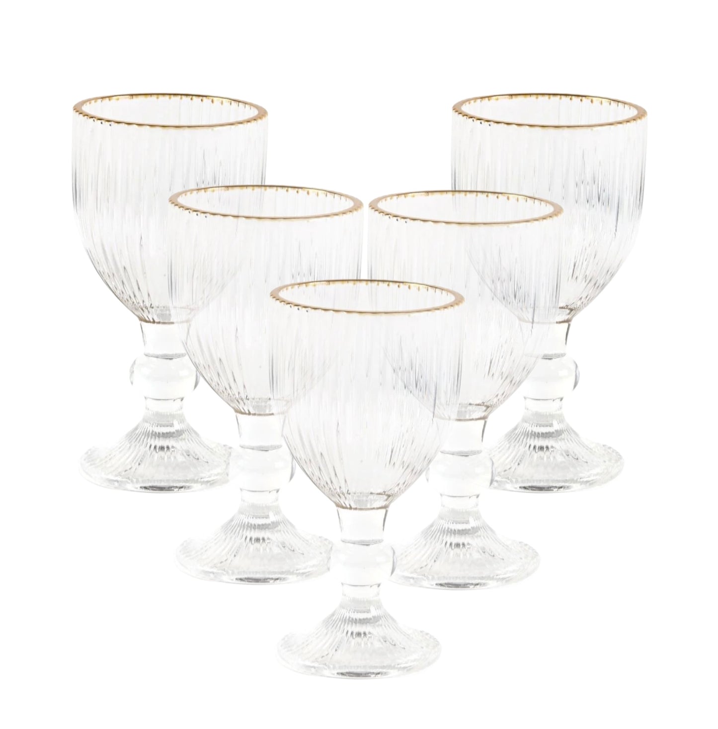 Service de 6 Verres à Zrir en Dorée