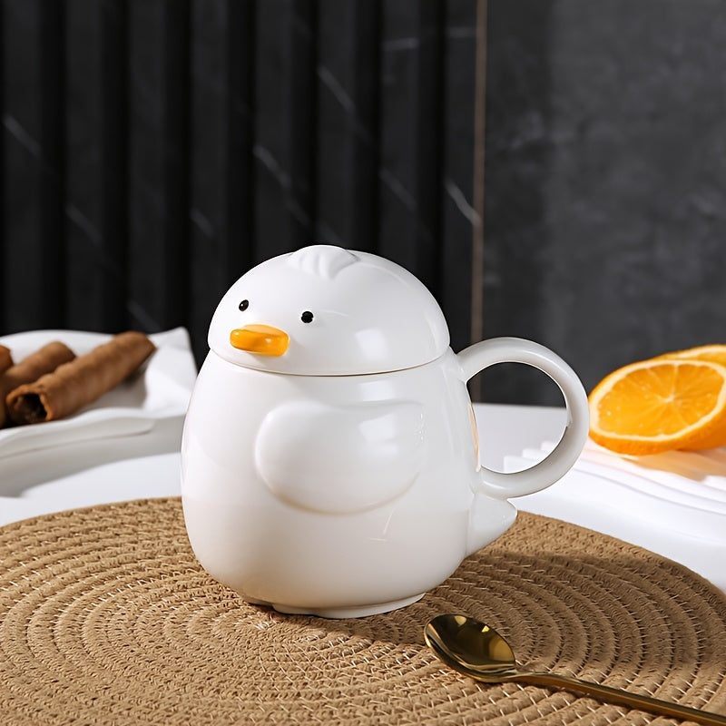 Mug en Porcelaine avec Couvercle