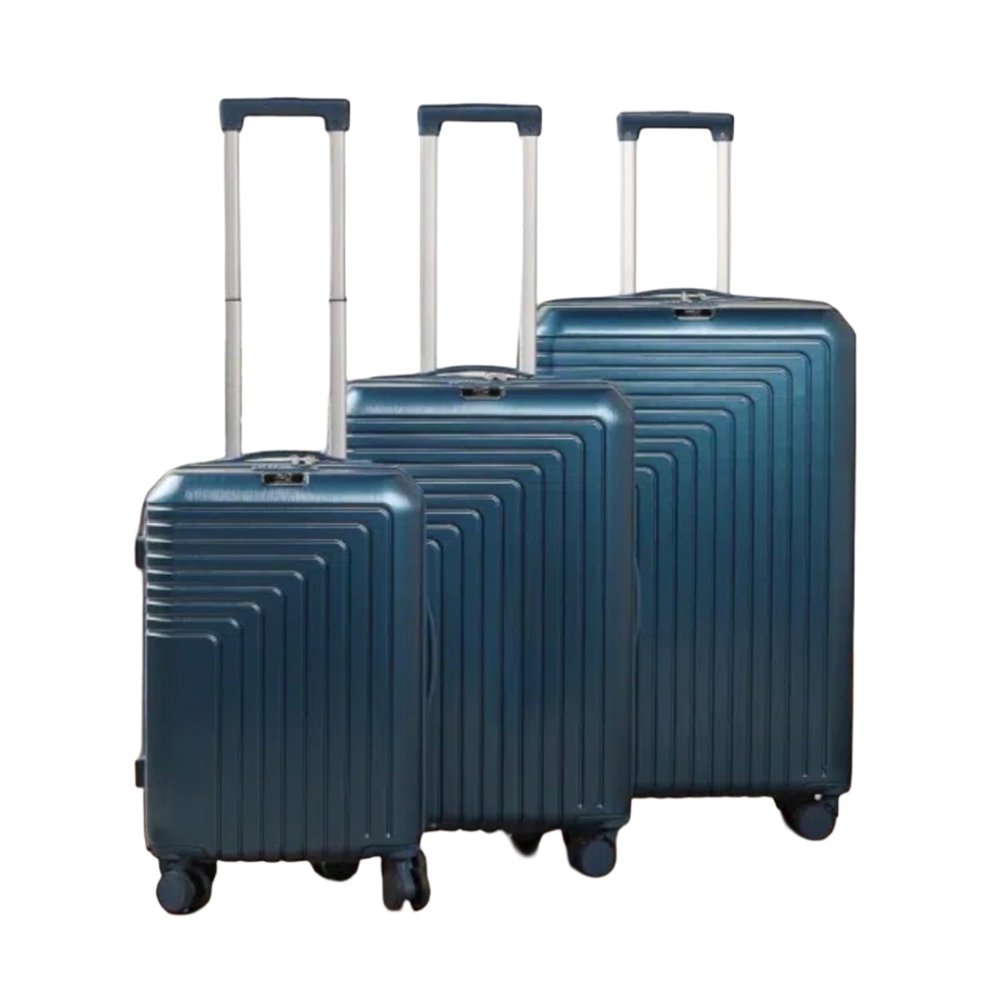 Série de 3 Valises incassables ABS - Bleu