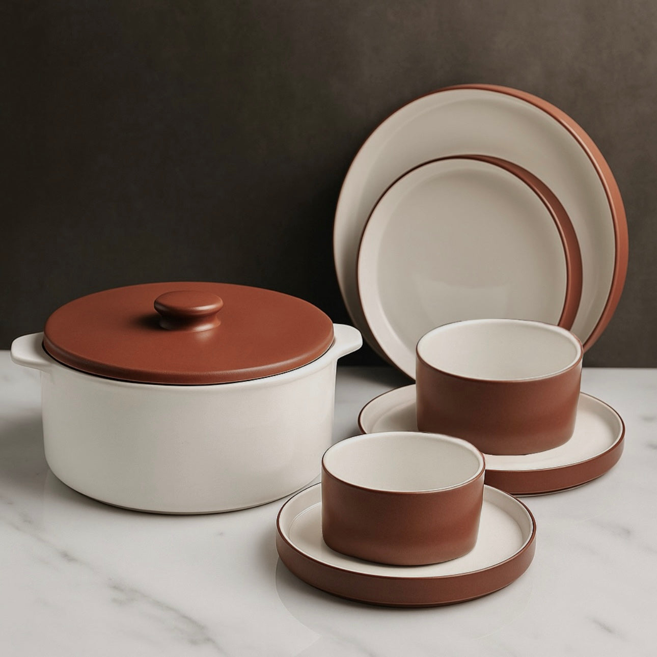 Service À Table en Porcelaine 20 Pièces