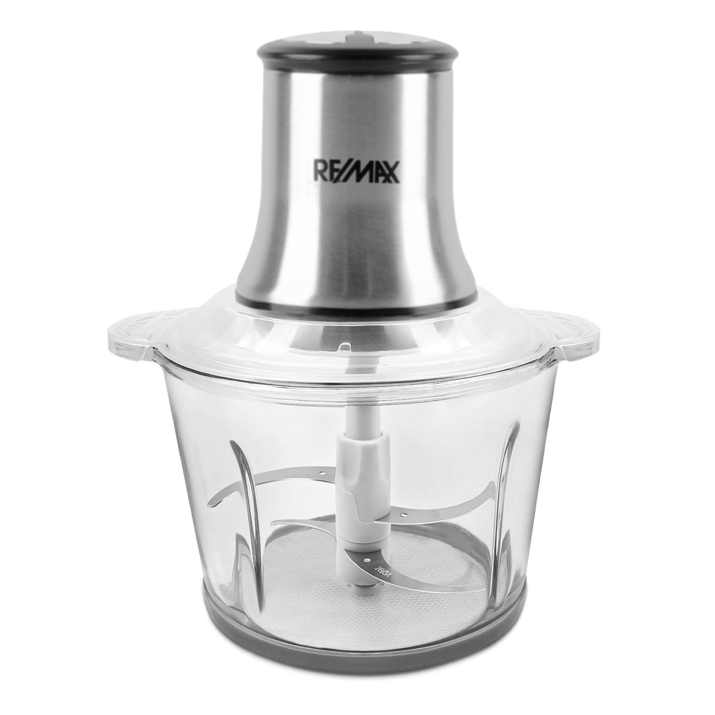 Hachoir Remax avec Bol en Verre 2 Litres 500W