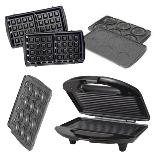Mini Machine à Panini, Gaufre, Zouza & Maamoul Prova 4en1 750W