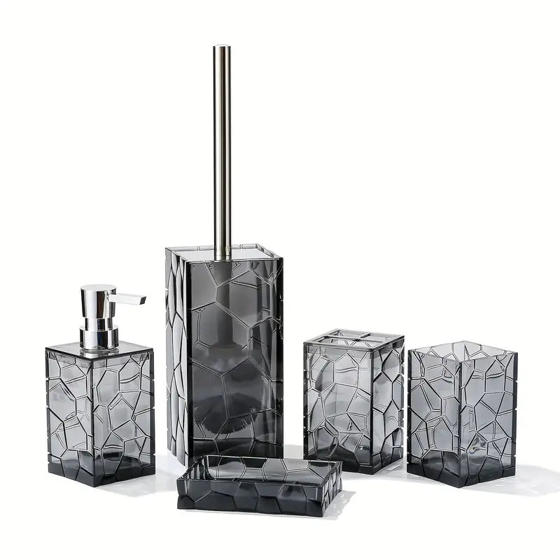 Set de Salle de Bain en Acrylique 6 Pièces