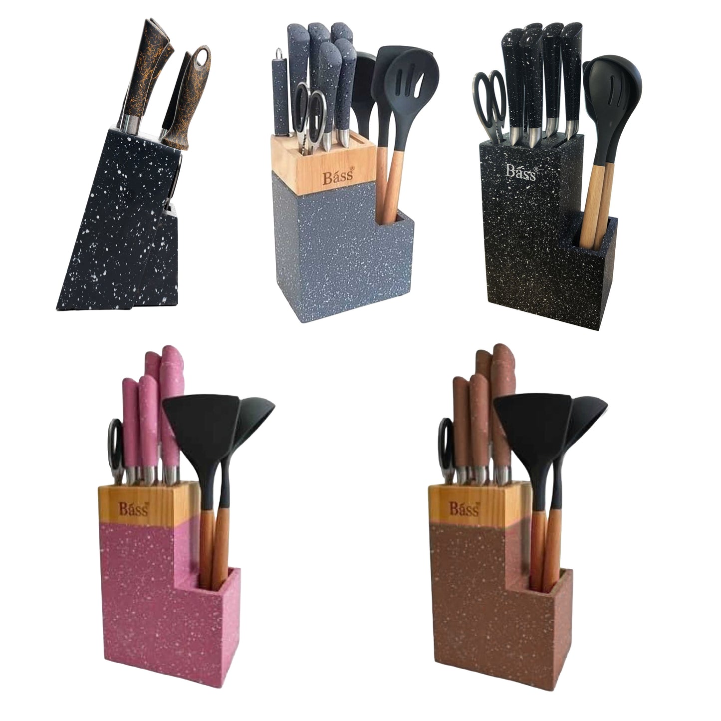 Set de Couteaux Bàss avec Support