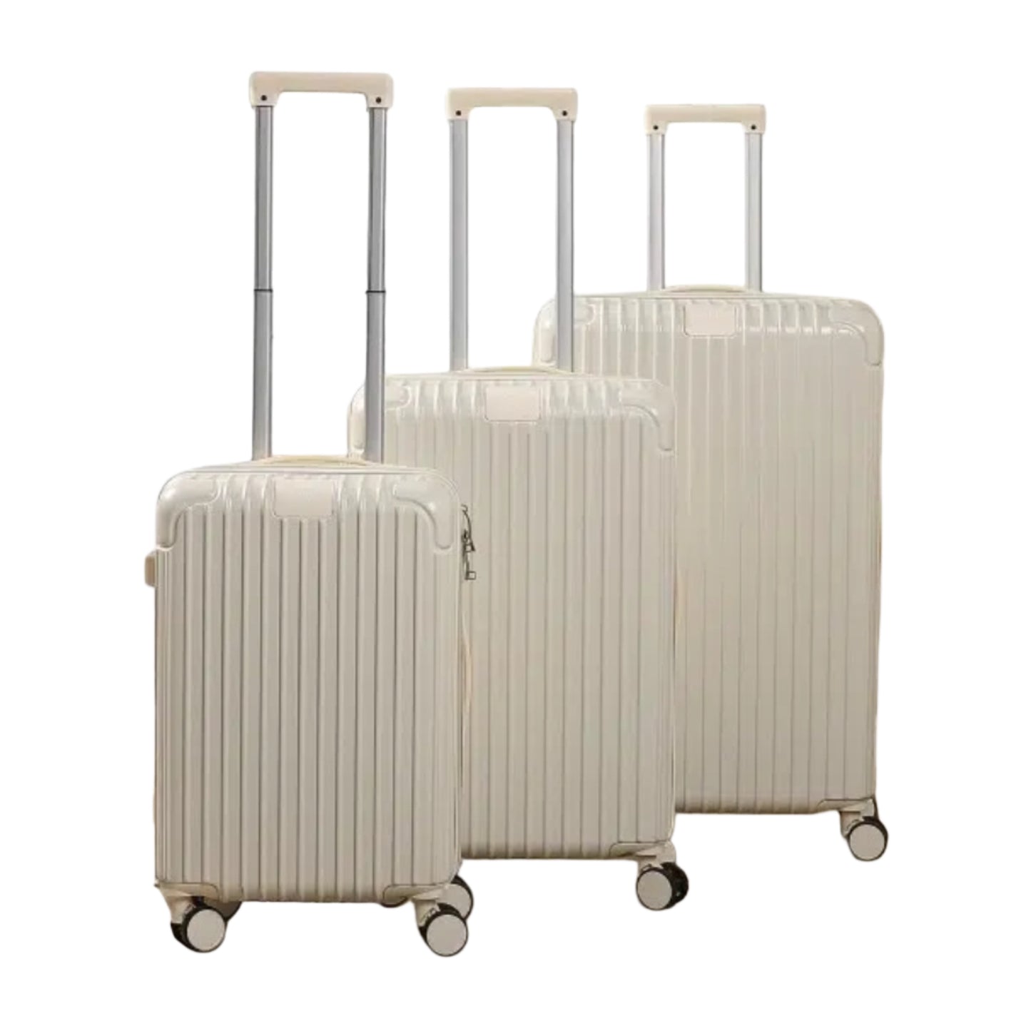 Série de 3 Valises incassables ABS - Beige