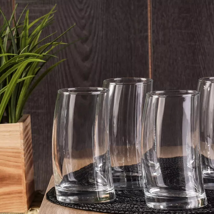 Service de 6 Verres à Eau Incurvé