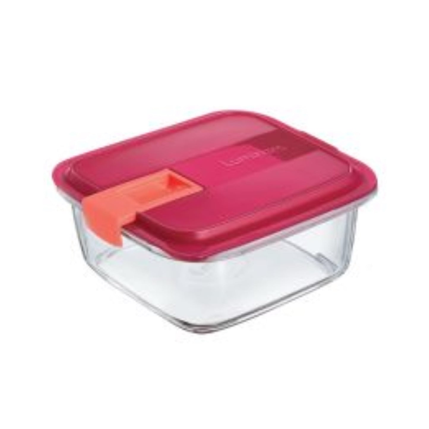 Boîte de Conservation Carrée avec Couvercle en Plastique 260cl - 18cm