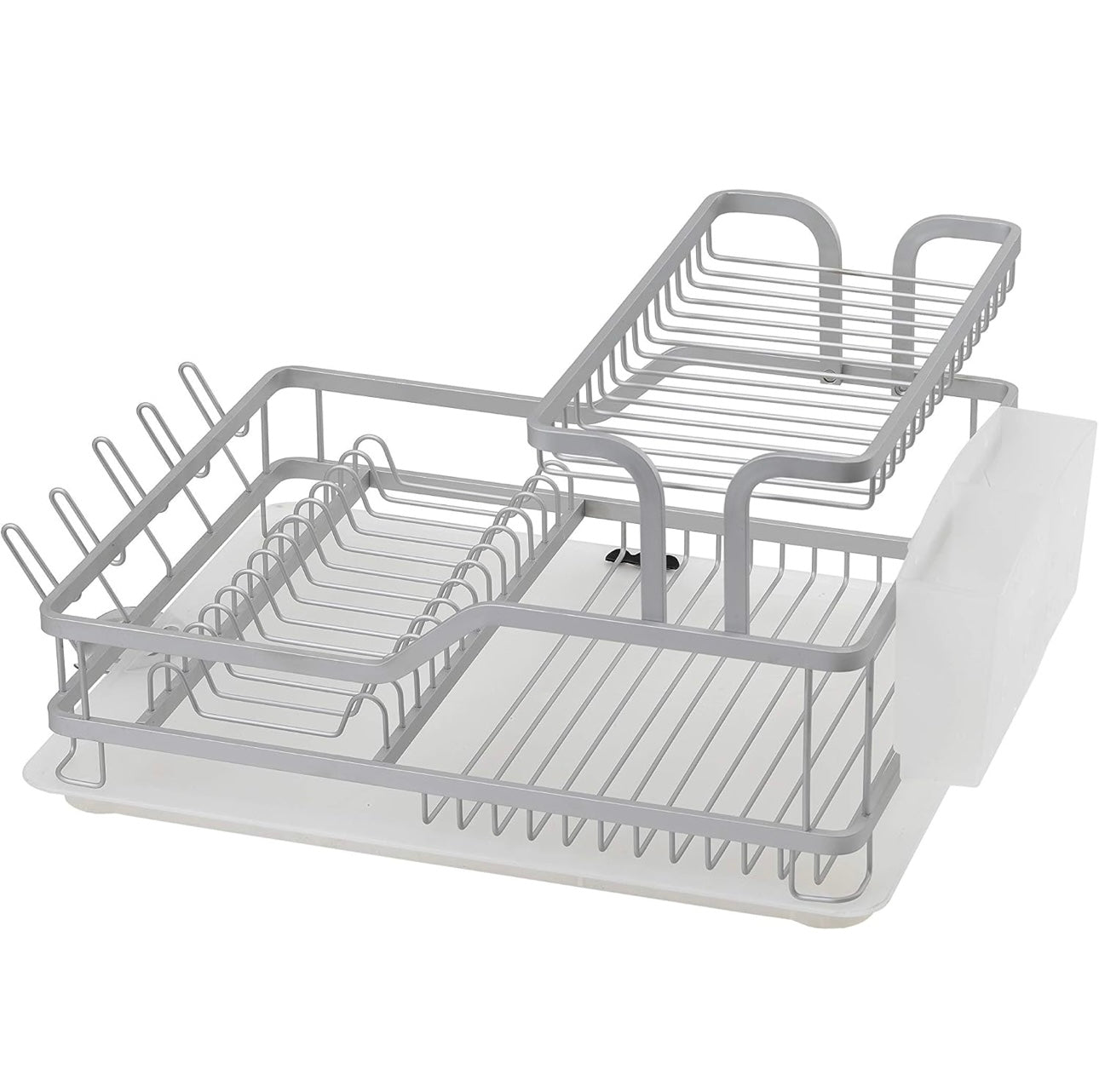 Egouttoir de Vaisselle en Métal Argent