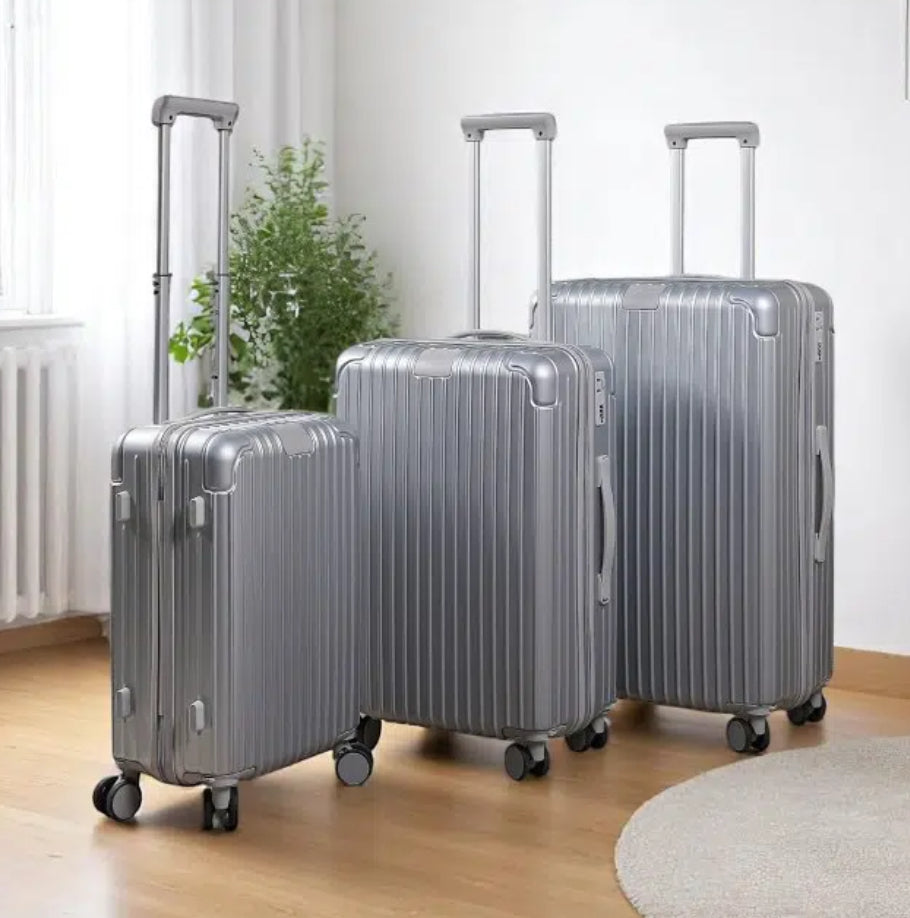 Série de 3 Valises incassables ABS - Gris