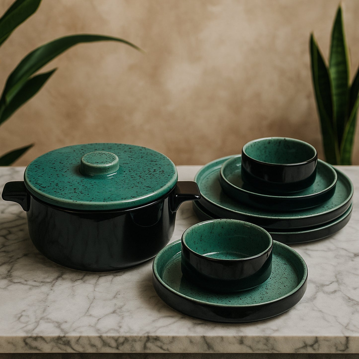 Service À Table en Porcelaine 20 Pièces