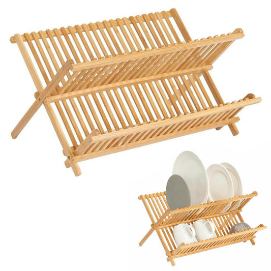 Egouttoir de Vaisselle en Bois
