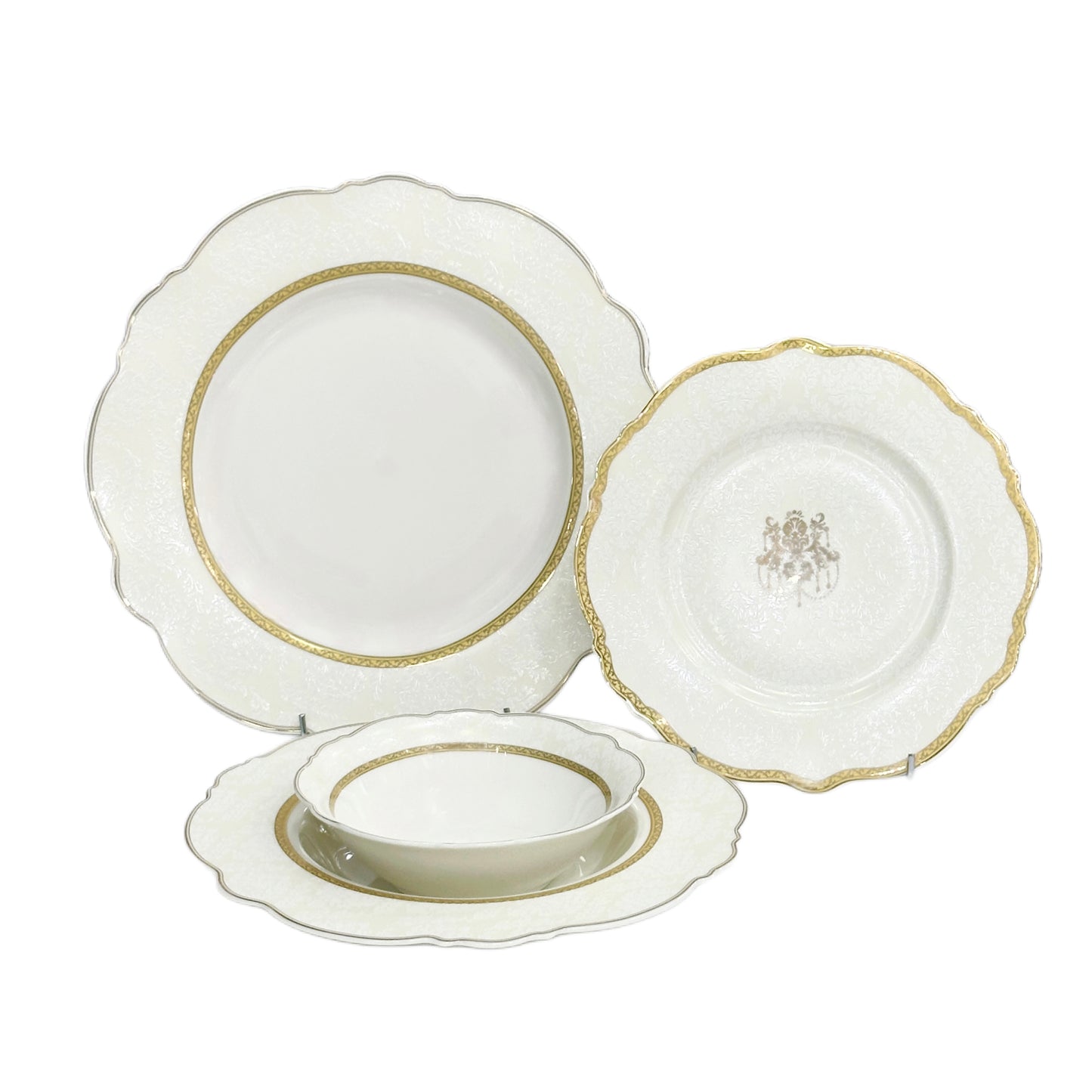 Service À Table En Porcelaine 24 Pièces