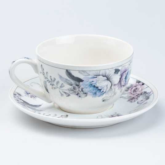 Service Petit Déjeuner 30 Pièces en Porcelaine
