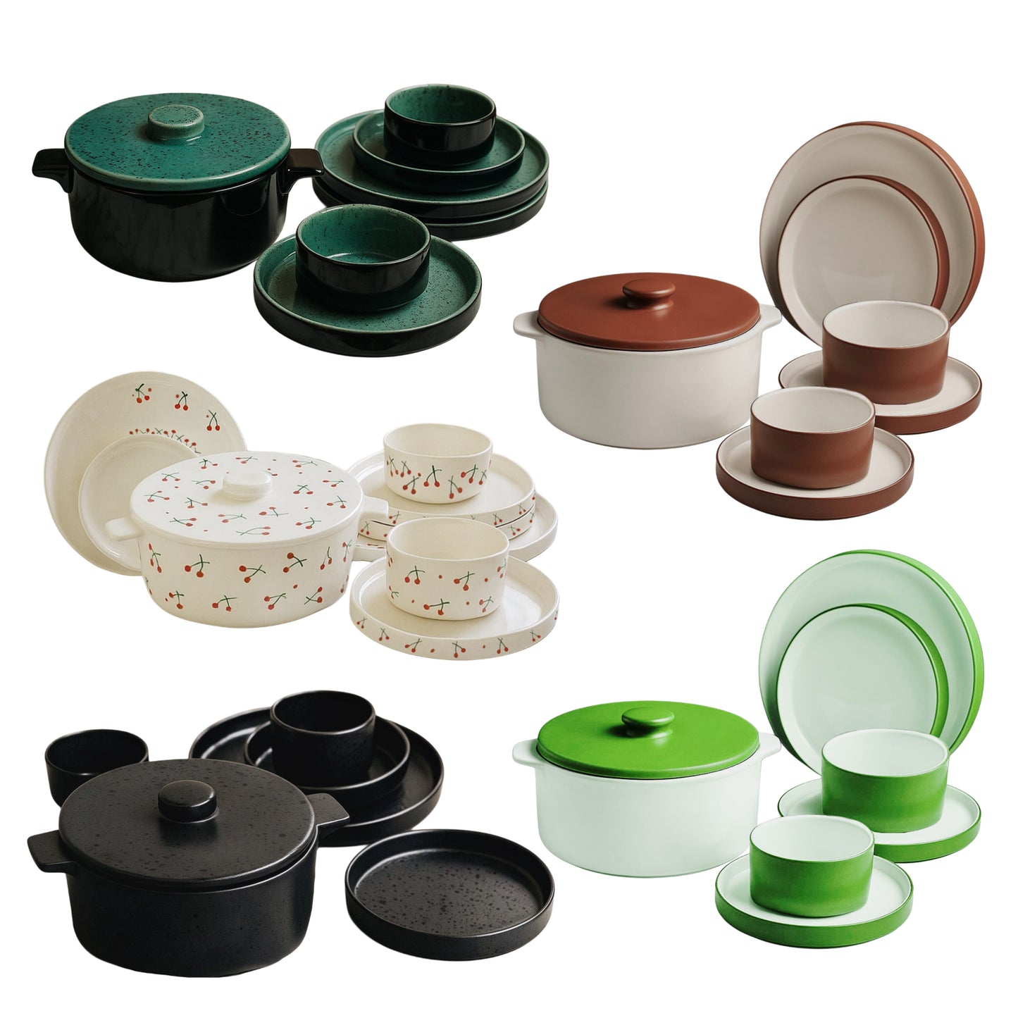 Service À Table en Porcelaine 20 Pièces