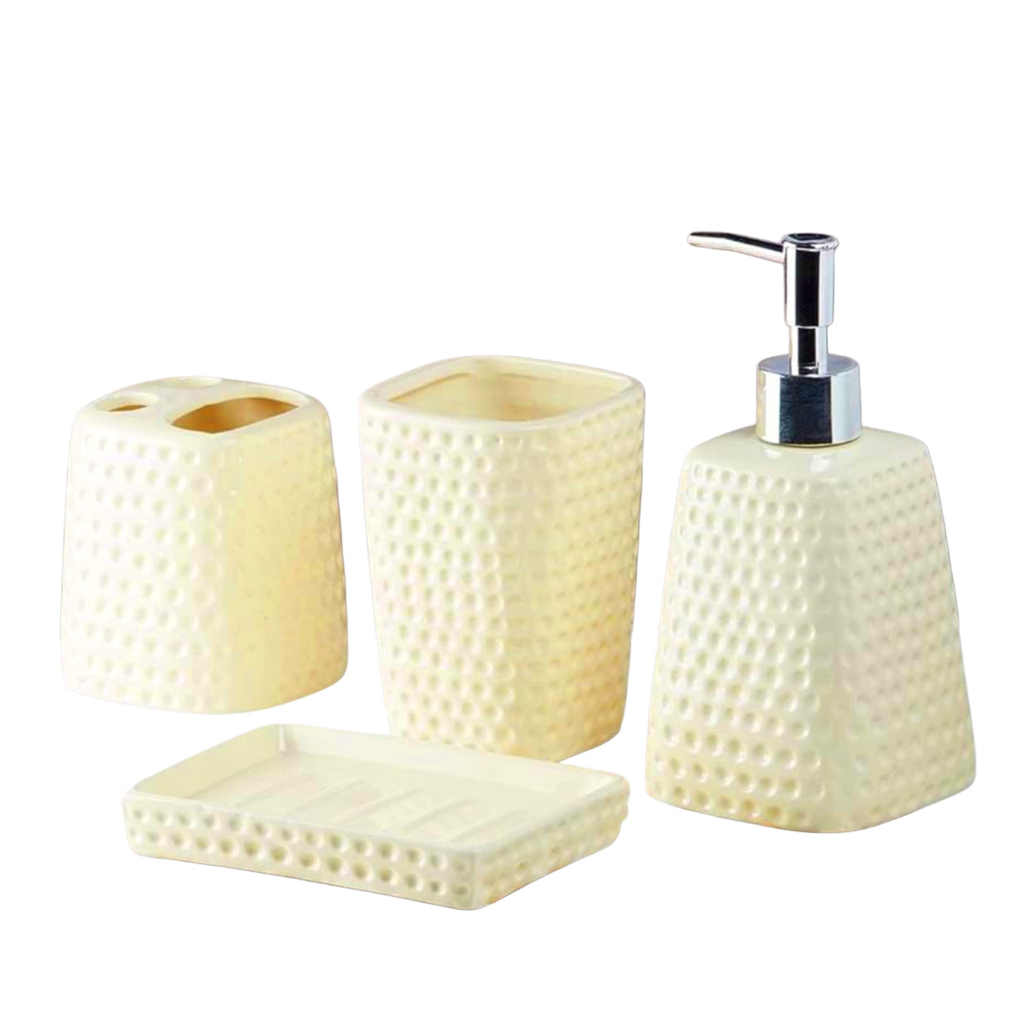 Set de Salle de Bain 4 Pièce en Céramique