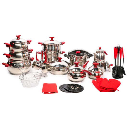 Batterie De Cuisine 38 Pièces Inox Lines